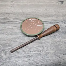 Quaker Boy 040505238485 Turkey Game Call Xpot X Pot 2005 Vintage With Stiker Usa Made