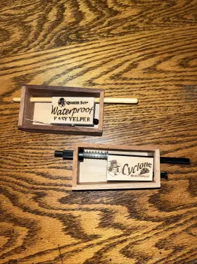 13604 Quaker Boy Lot Of 2 Easy Yelper Turkey Call And Cyclone 13604 Quaker Boy Lot Of 2 Easy Yelper Turkey Call And Cyclone