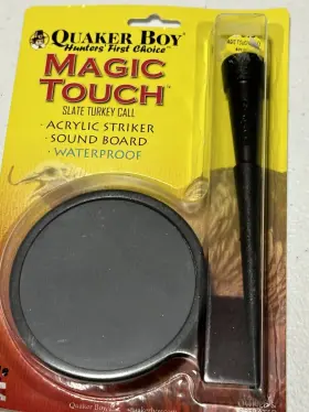 136096 Quaker Boy Magic Touch Slate Turkey Call Waterproof New