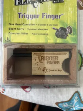 13659 Quaker Boy Trigger Finger Elevation Series Turkey Box Call -