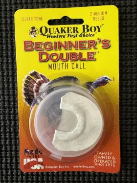 19100 Quaker Boy Beginners Double Turkey Mouth Hunters Call 19100 Quaker Boy Beginners Double Turkey Mouth Hunters Call