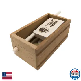 B000ncl5rc Quaker Boy Easy Yelper Turkey Box Call Wood - Maple And Mahogany Friction