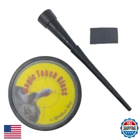 B07n7v8h6l Quaker Boy Magic Touch Glass Turkey Call With Feather Lite Striker And Cleaning Pad
