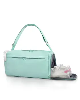 Rb0007gn Rhdzo Gym Bag For Women With Shoe Compartment Sports Duffle Men Wet Green Rb0007gn Rhdzo Gym Bag For Women With Shoe Compartment Sports Duffle Men Wet Green