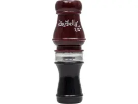 Rnt 811483911093 1/2 Inch Barbelly Specklebelly Goose Call Cherry/black Pearl Rnt 811483911093 1/2 Inch Barbelly Specklebelly Goose Call Cherry/black Pearl