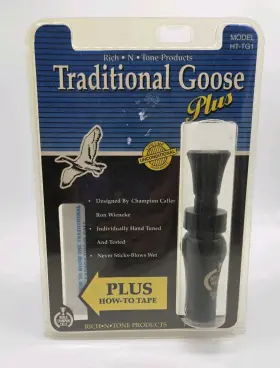 Ht-tg1 Rnt Rich N Tone Traditional Goose Plus Usa Made Game Call And Tape World Champ Ht-tg1 Rnt Rich N Tone Traditional Goose Plus Usa Made Game Call And Tape World Champ