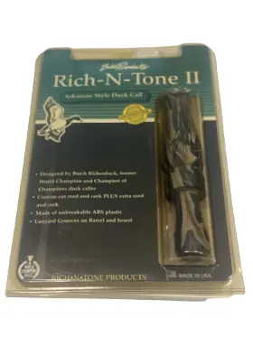 Call-rt2-gb1 Rnt Rt2-gb1 New Rich-n-tone Ii Arkansas Style Duck