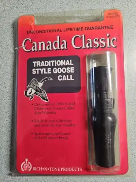 Rtcs-bt1 Rnt Vtg Rich N Tone Traditional Style Canada Goose Call New In Package Rtcs-bt1 Rnt Vtg Rich N Tone Traditional Style Canada Goose Call New In Package