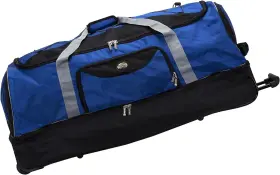Prd04-navy Rockland Drop Bottom Rolling Duffel Bag Navy 40-inch Prd04-navy Rockland Drop Bottom Rolling Duffel Bag Navy 40-inch