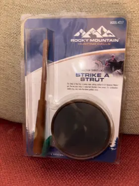 Rocky Mountain 181018000784 Hunting Calls Strike A Strut Friction Turkey Call Model #217 Rocky Mountain 181018000784 Hunting Calls Strike A Strut Friction Turkey Call Model #217