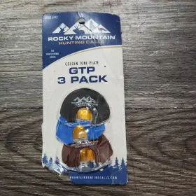 Rocky Mountain 850002955033 Golden Tone Plate Diaphragm Calls 3 Pk