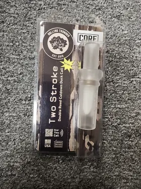 Dc212-cf Rolling Thunder Core Two Stroke Double Reed Cutdown Duck Call Dc212-cf Rolling Thunder Core Two Stroke Double Reed Cutdown Duck Call