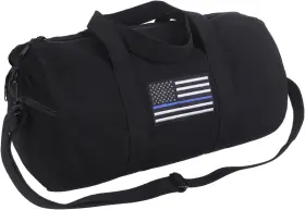 Rothco 613902223004 Thin Blue Line Canvas Shoulder Duffle Bag Rothco 613902223004 Thin Blue Line Canvas Shoulder Duffle Bag