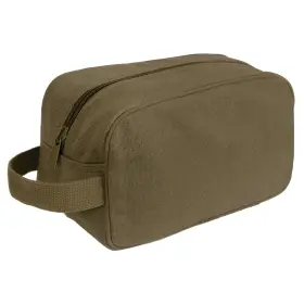 Rothco 613902812604 Heavyweight Canvas Travel Dopp Kit - Shave 10 Inch X 5 Olive Drab Rothco 613902812604 Heavyweight Canvas Travel Dopp Kit - Shave 10 Inch X 5 Olive Drab