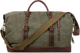 S-zone 702534656165 Duffle Bag For Travel Canvas Duffel Carry On Weekender Army Green S-zone 702534656165 Duffle Bag For Travel Canvas Duffel Carry On Weekender Army Green