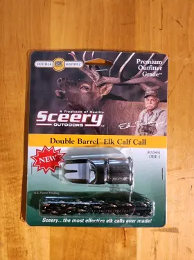 Dbe-1 Sceery Outdoors 00861 Double Barrel Elk Calf Call Archery Bow Rifle Hunting Bulls New
