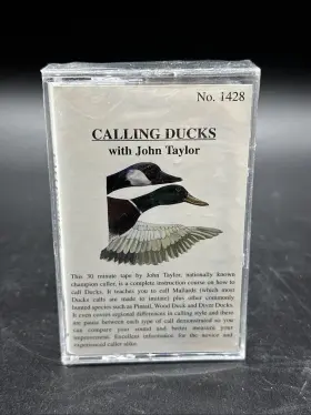 Dm82083 Scotch - Pete Rickard Inc New Vintage Calling Ducks Tape Collectors Cassette With John Taylor No.1428 Dm82083 Scotch - Pete Rickard Inc New Vintage Calling Ducks Tape Collectors Cassette With John Taylor No.1428