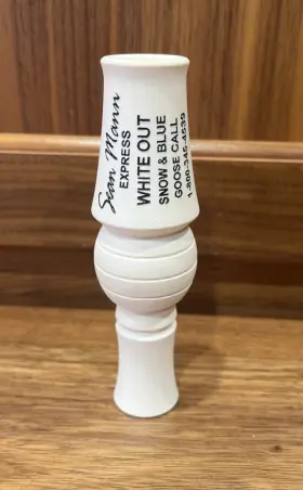 Sm-03339 Sean Mann Express Goose Call White Out Snow And Blue - 5 Inch Model S-03339 Sm-03339 Sean Mann Express Goose Call White Out Snow And Blue - 5 Inch Model S-03339