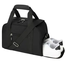 Btlxd005-01 Searock 14 Inch Small Gym Bag For Men And With Shoe Compartment Black Btlxd005-01 Searock 14 Inch Small Gym Bag For Men And With Shoe Compartment Black