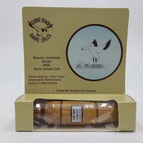 Sure-shot 081265009007 Vintage Game Calls Model 900 Snow Goose Call Wood New Old Stock Nos