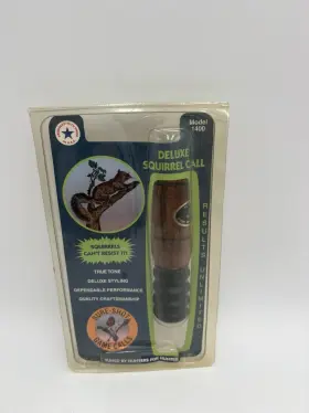 Sure-shot 081265014001 Vtg Wild Game Call Model 1400 Deluxe Squirrel New Open Box
