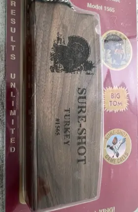 1575 Sure Shot 1565 Vintage Turkey Call Imperial Cleaver Model Usa New In Package