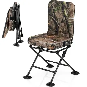 10761 Tangkula Hunting Chair 360 Degree Swivel 19ft X 1.83ft 2.92ft Camouflage