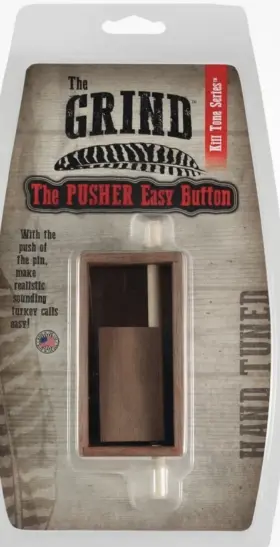 Tg8567 The Grind New Sealed Pusher Easy Button Turkey Call Kill Tone Series Walnut Tg8567 The Grind New Sealed Pusher Easy Button Turkey Call Kill Tone Series Walnut