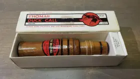 148-d Thomas Vintage Deluxe Duck Call In Original Box Excellent Condition Wow