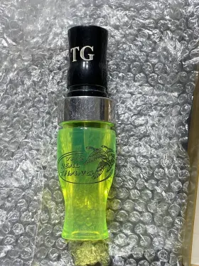 Tim Grounds Championship Calls 616337000073 Real Thang Goose Call Chartreuse And Black Tim Grounds Championship Calls 616337000073 Real Thang Goose Call Chartreuse And Black