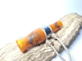 Tim Grounds Championship Calls 616337310103 G Overhauler Short Reed Goose Call Tennessee Crush Orange Acrylic Tim Grounds Championship Calls 616337310103 G Overhauler Short Reed Goose Call Tennessee Crush Orange Acrylic