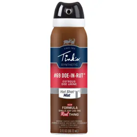Tinks 049818213394 Hot Shot #69 Doe-in-rut Synthetic Estrous Mist 3 Fl Oz Spray Bottle Deer