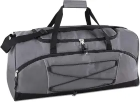 6428 Trail Maker 60 Liter 26 Inch Duffle Bag Heavy Duty Extra Large Sports Gym Grey 6428 Trail Maker 60 Liter 26 Inch Duffle Bag Heavy Duty Extra Large Sports Gym Grey