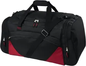 Uarition 794304210387 Mens Gym Bag 55l Large Sports Duffle Bags Workout Lightweight Black Red