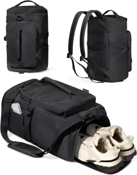 Usljs003 Uselike Gym Bag For Women Workout Backpack With Shoe Compartment Sports Black Usljs003 Uselike Gym Bag For Women Workout Backpack With Shoe Compartment Sports Black