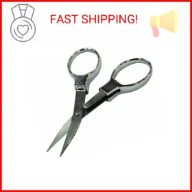 372918 Ust Folding Scissors With Stainless Steel Blades Compact Design And Easy Operation