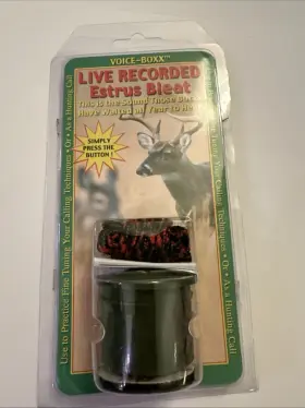 Voice Boxx 765801004007 Voice-boxx Actual Live Deer Call Doe In Heat Bleat As Seen On Tv New Voice Boxx 765801004007 Voice-boxx Actual Live Deer Call Doe In Heat Bleat As Seen On Tv New