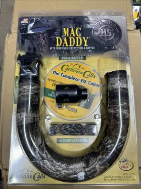 Wayne Carlton 021291701759 Mac Daddy Elk Call Grunt Tube Baffle Lanyard Instructional Dvd Wayne Carlton 021291701759 Mac Daddy Elk Call Grunt Tube Baffle Lanyard Instructional Dvd