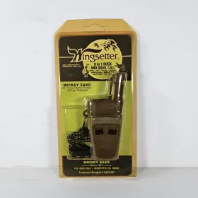 Wingsetter 040551111114 8 In 1 Duck And Quail Call Mickey Saso Nos New Original Package Wingsetter 040551111114 8 In 1 Duck And Quail Call Mickey Saso Nos New Original Package