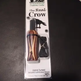 Woodhaven 887988013815 The Real Crow Call New In Package Red And Light Wood Color Hand Tuned