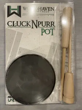 Wh106 Woodhaven Custom Calls New Cluckftn Purr Pot Friction Turkey Call Model# Wh106 Woodhaven Custom Calls New Cluckftn Purr Pot Friction Turkey Call Model#