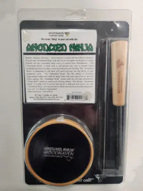 Wh086 Woodhaven Anodized Ninja Friction Turkey Call - Wh086 Woodhaven Anodized Ninja Friction Turkey Call -
