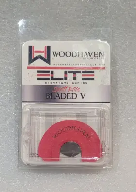 Wh331 Woodhaven Calls Elite Signature Series Scott Ellis Bladed V Mouth Call - Wh331 Woodhaven Calls Elite Signature Series Scott Ellis Bladed V Mouth Call -