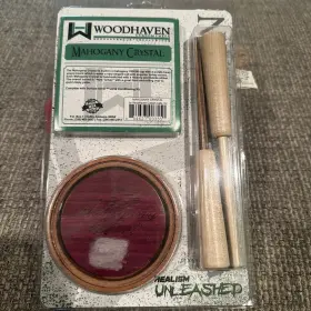 Wh355 Woodhaven Calls Mahogany Crystal Friction Turkey Call - Wh355 Woodhaven Calls Mahogany Crystal Friction Turkey Call -