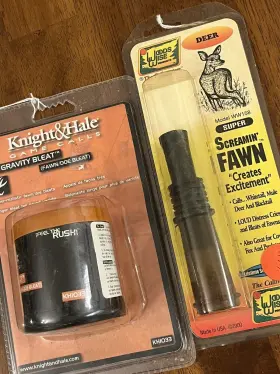 Kh1033 Woods Wise & Knight/hale Deer Call Fawn Doe Bleet And Screaming Coyote Bear Woodswise Ww158