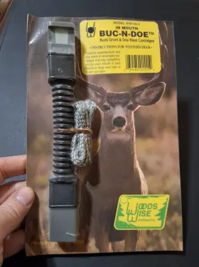 Ww155-5 Woods Wise Products 1992-95 In Mouth Buc-n-doe Game Call Nos Callmasters