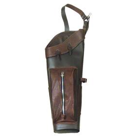 3350 Wyandotte Brown Top Grain Leather Back Quiver Rh/lh