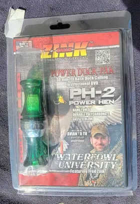 Zink Calls 810280019711 Duck Dvd Power Pak Ph 2 Hen Waterfowl University Fred Zink Calls 810280019711 Duck Dvd Power Pak Ph 2 Hen Waterfowl University Fred