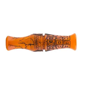Zink Calls 810280061208 Green Top Rocker Duck Mouth Call Orange Marbleade