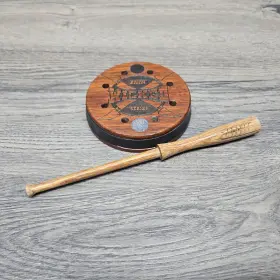 Znk-znk306 Zink Calls Wicked Series Slate Turkey Pot Call With Striker Cracked Works Fine